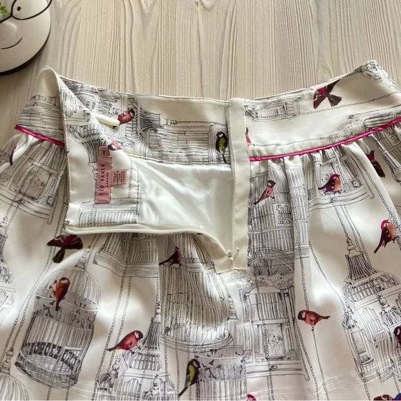 Ted Baker London Whimsical Birds Skirt - Picture 9 of 11
